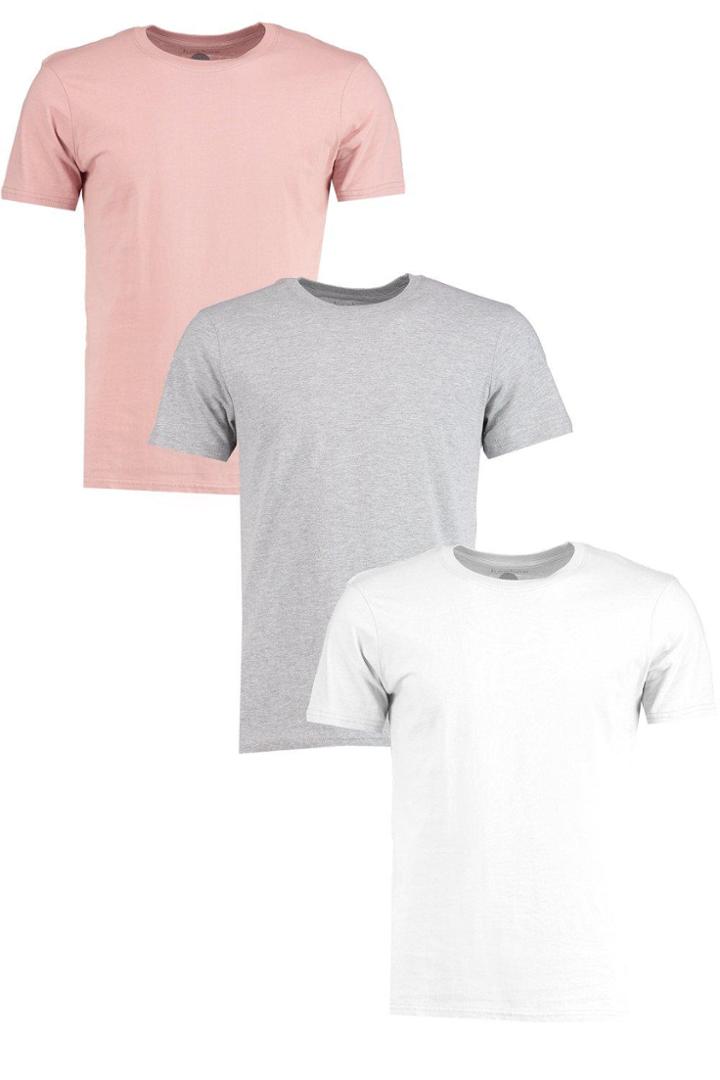 Boohoo 3 Pack T Shirts Multi