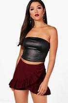 Boohoo Yara Pu Strappy Back Bandeau