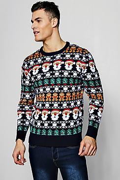 Boohoo Festive Christmas Jumper