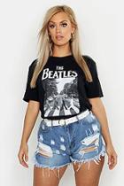 Boohoo Plus Beatles Licensed T-shirt