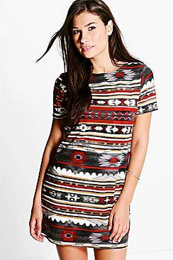 Boohoo Alicia Shift Dress