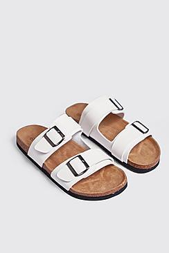 Boohoo Double Buckle Sandal