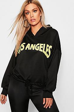Boohoo Plus Los Angeles Oversized Sweat