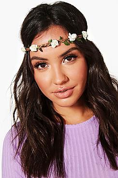 Boohoo Megan Plaited Floral Headband