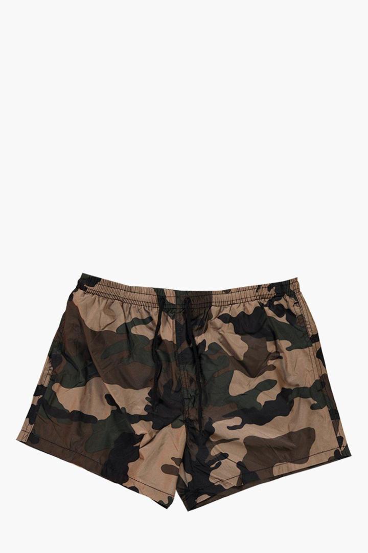 Boohoo Camo Print Short Swim Short Camo
