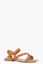 Boohoo Alisha Circle Detail Sandal Nude