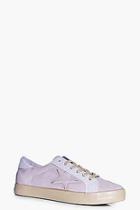 Boohoo Abigail Lace Up Star Contrast Trainer