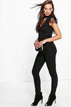 Boohoo Jasmine Pocket Skinny Trouser