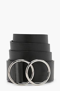 Boohoo Ava Double Ring Boyfriend Belt