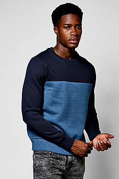 Boohoo Colour Block Sweater