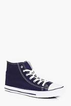 Boohoo High Top Canvas Plimsoll