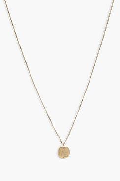 Boohoo Millie Capricorn Zodiac Pendant Necklace