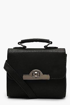 Boohoo Lock & Handle Mini Grab Bag