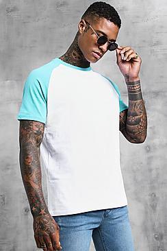 Boohoo Short Sleeve Contrast Raglan T-shirt