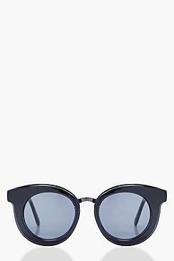 Boohoo Lydia Thick Feature Frame Sunglasses