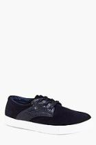 Boohoo Suedette Lace Up Plimsoll