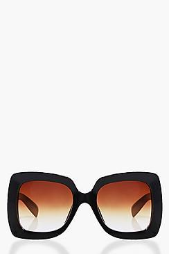 Boohoo Elsa Oversized Contrast Frame Fashion Glasses
