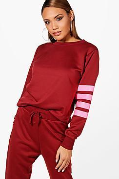 Boohoo Lisa Athleisure Running Sweat Top