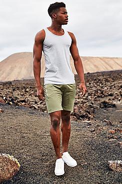 Boohoo Muscle Fit Vest With Man Logo