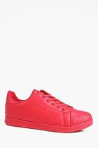 Boohoo One Colour Lace Up Trainers