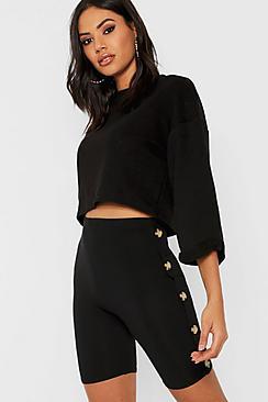 Boohoo Horn Button Cycling Shorts