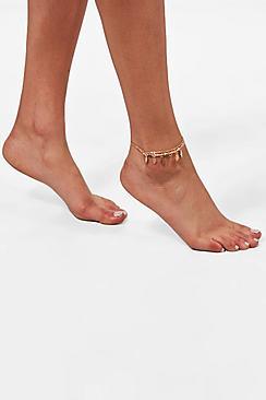 Boohoo Betsy Hamsa Hand Anklet