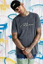 Boohoo Quavo Loose Fit Acid Man Signature T-shirt
