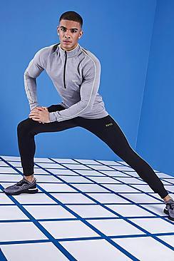 Boohoo Man Active 1/4 Zip Neck Track Top