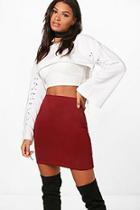 Boohoo Bella 3 Pack Basic Jersey Mini Skirt