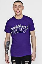 Boohoo Levels Flame Print T-shirt