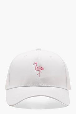 Boohoo Flamingo Cartoon Cap