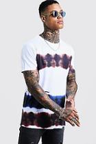 Boohoo T-shirt With Tie Dye Stripe