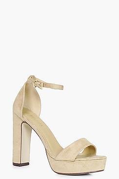 Boohoo Charlotte Platform Heels