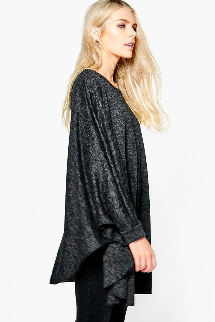 Boohoo Florence Oversized Jumper Black