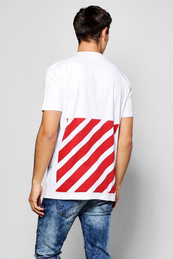 Boohoo Back Print T-shirt White