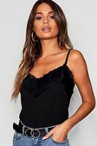 Boohoo Lace Trim Cami