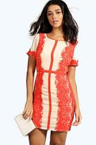 Boohoo Tigerlily Boutique Panelled Lace Mini Dress