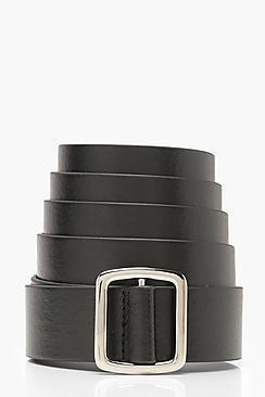 Boohoo Plus Square Buckle Boyfriend Belt