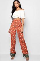 Boohoo Printed Trouser
