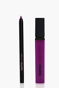 Boohoo Matte Lip & Liner Kit