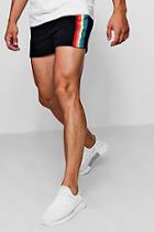 Boohoo Jersey Runner Short With Side Tape