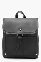 Boohoo Erin Ring And Pocket Rucksack
