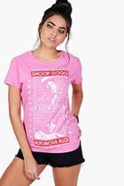 Boohoo Tia Notorious B.i.g Print Tee