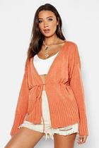 Boohoo Tall Wrap Belted Cardigan
