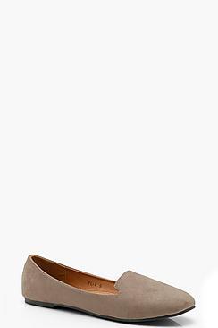 Boohoo Emma Tab Top Slipper Ballets