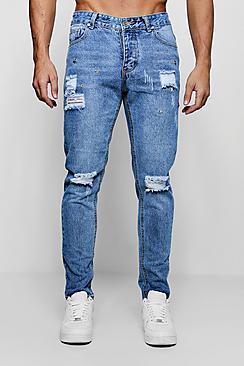 Boohoo Skinny Fit Jeans With Stud Work