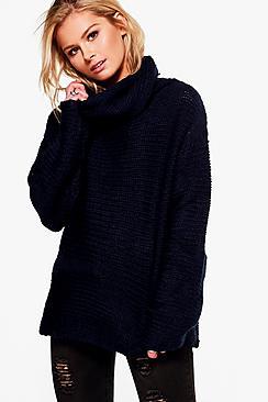 Boohoo Amina Cowl Neck Jumper