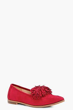 Boohoo Phoebe Tassel Trim Loafer