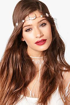 Boohoo Lucy Moon & Stars Mermaid Headband