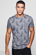 Boohoo Washed Tiger Design T-shirt